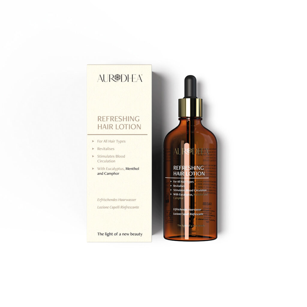 lotion capillaire rafraîchissante au menthol et au camphre 100 ml