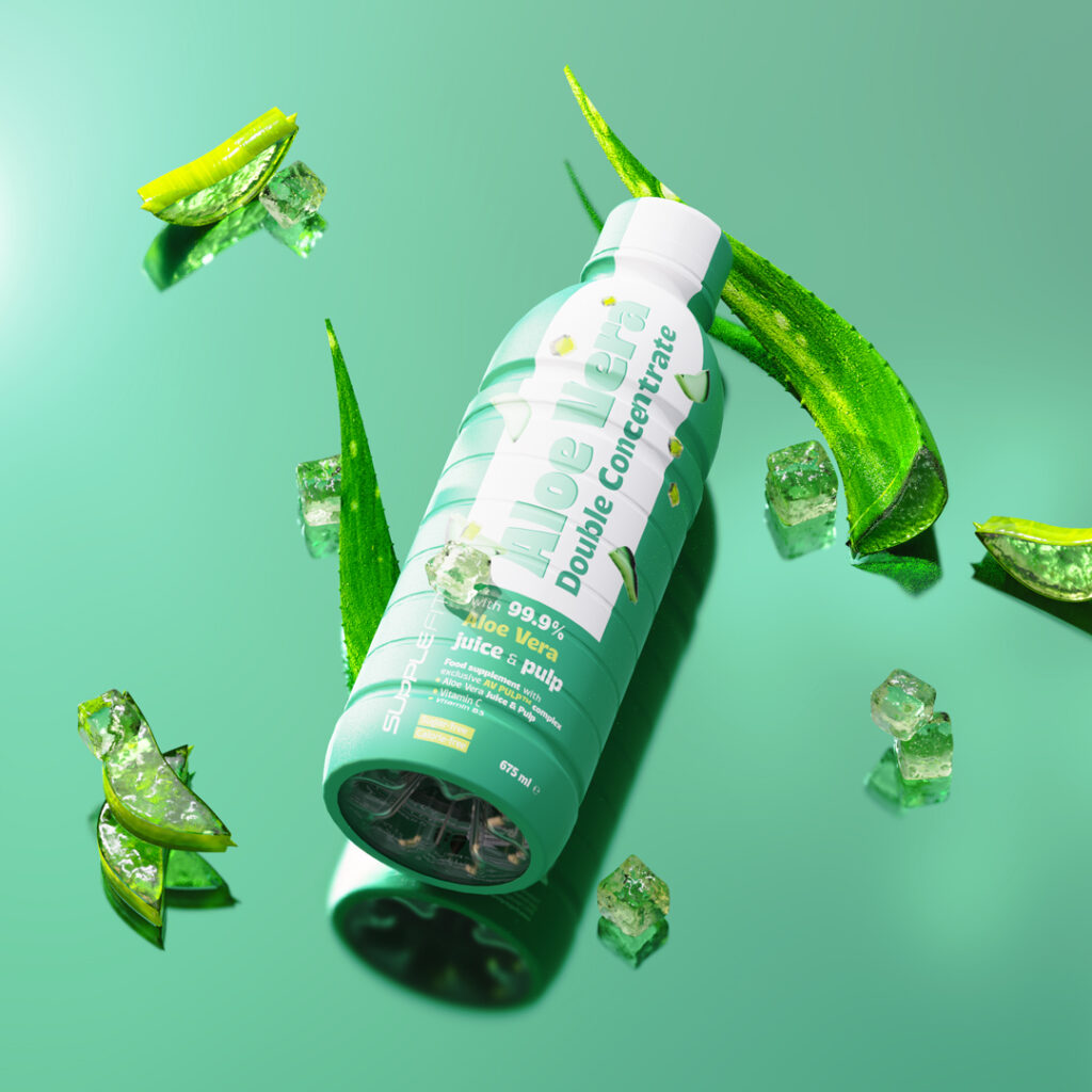 jus et pulpe d’aloe vera 99,9 % – 675 ml