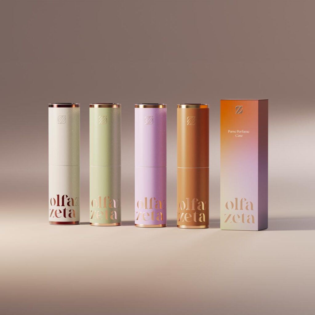 Étui à parfum de poche 'modern'