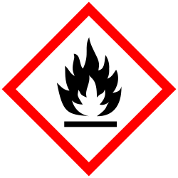 Pictogramme de danger GHS02 – flamme (inflammable)