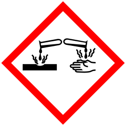 Pictogramme de danger GHS05 – corrosion
